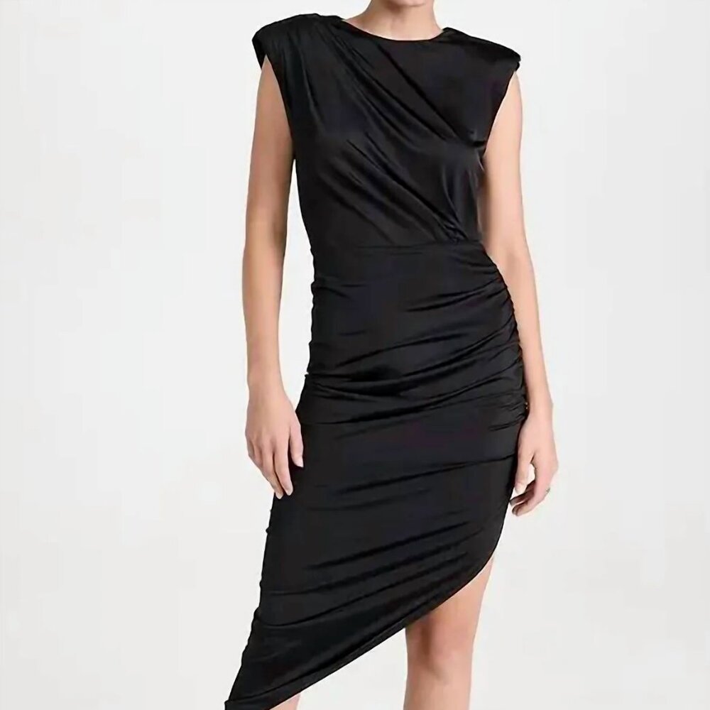 Veronica Beard Merrith Asymmetric Midi Dress